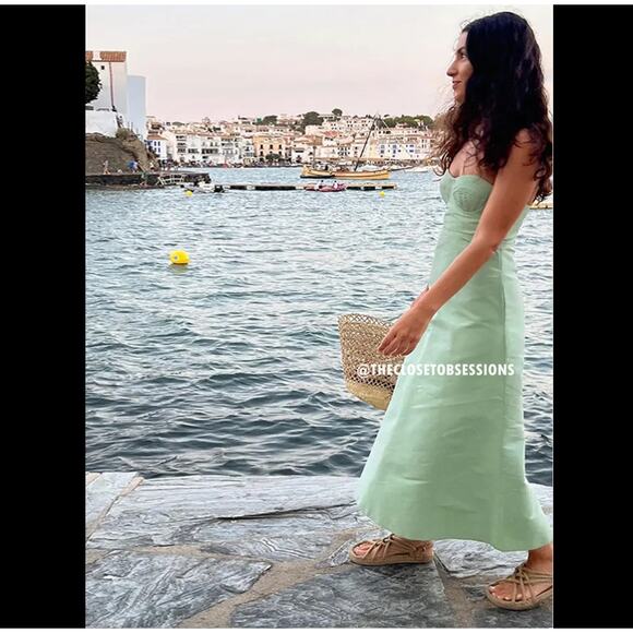 MANGO A-Line Midi Dress NWT LAST ONE!!! - Picture 14 of 16